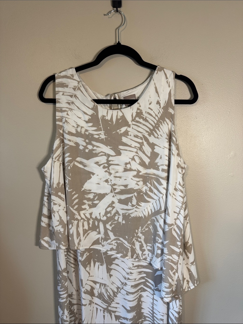 Chico’s Olivia Tonal Palms Maxi Dress - Picture 2 of 8